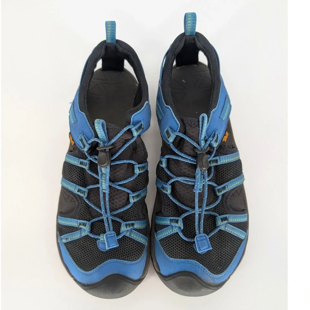 Teva Manatee Water Sandal Kids 7 Blue Graphite Hiking Sport Outdoor Water Active